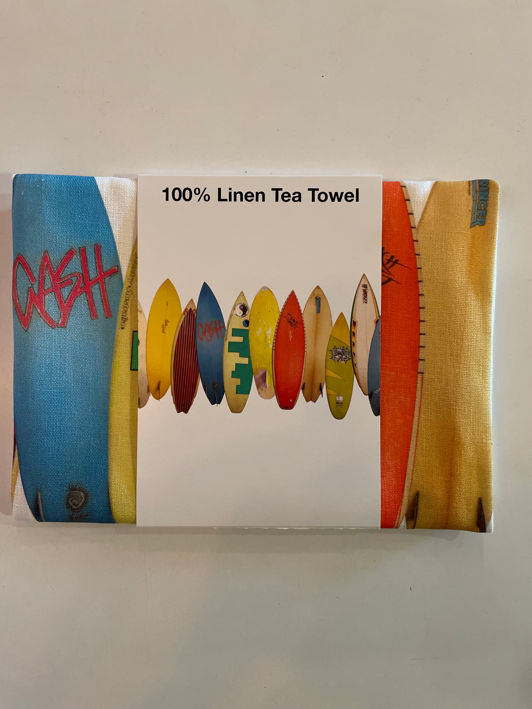 Vintage Surfboards Tea Towel