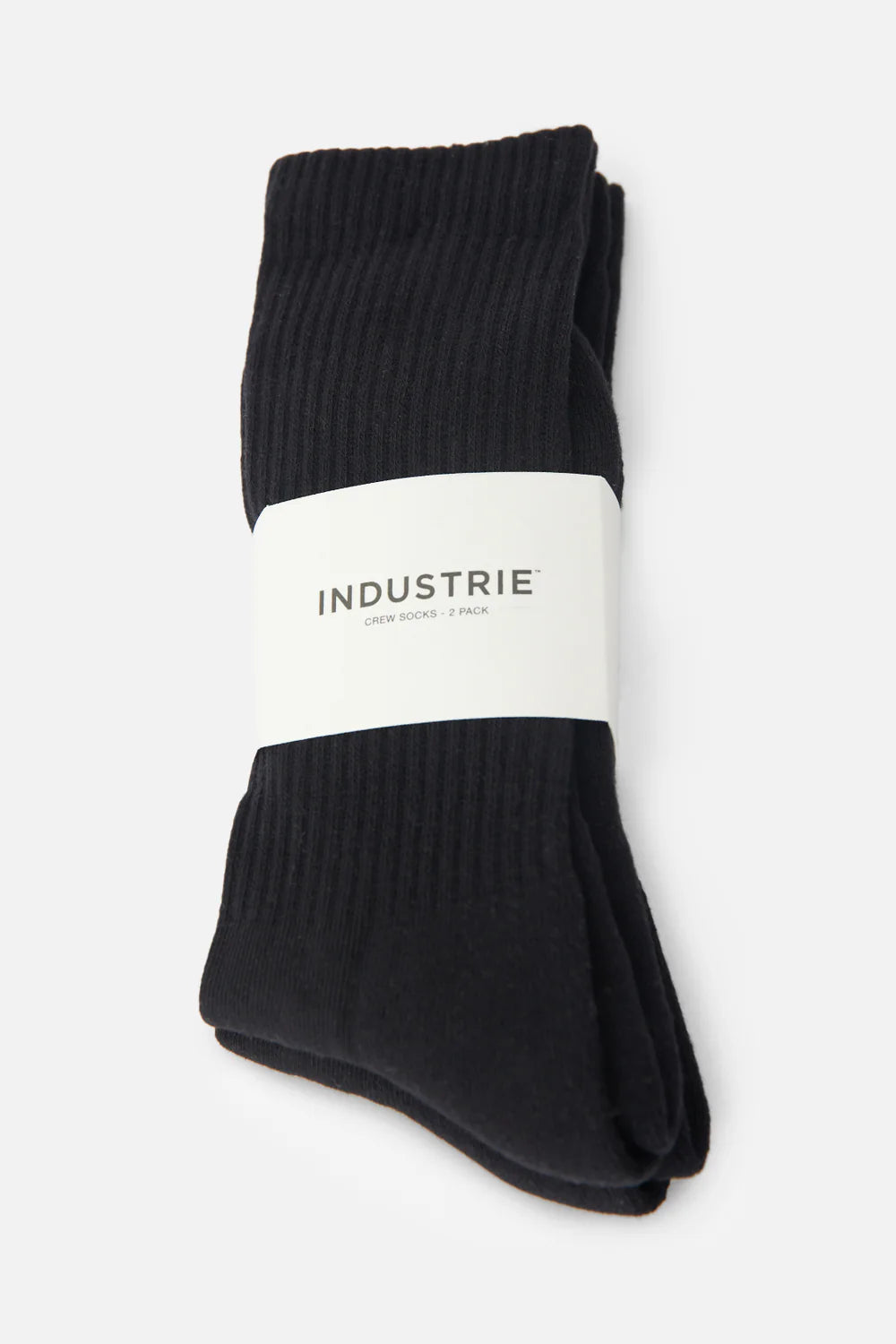The Crew Sock 2 Pack - Blk / Blk