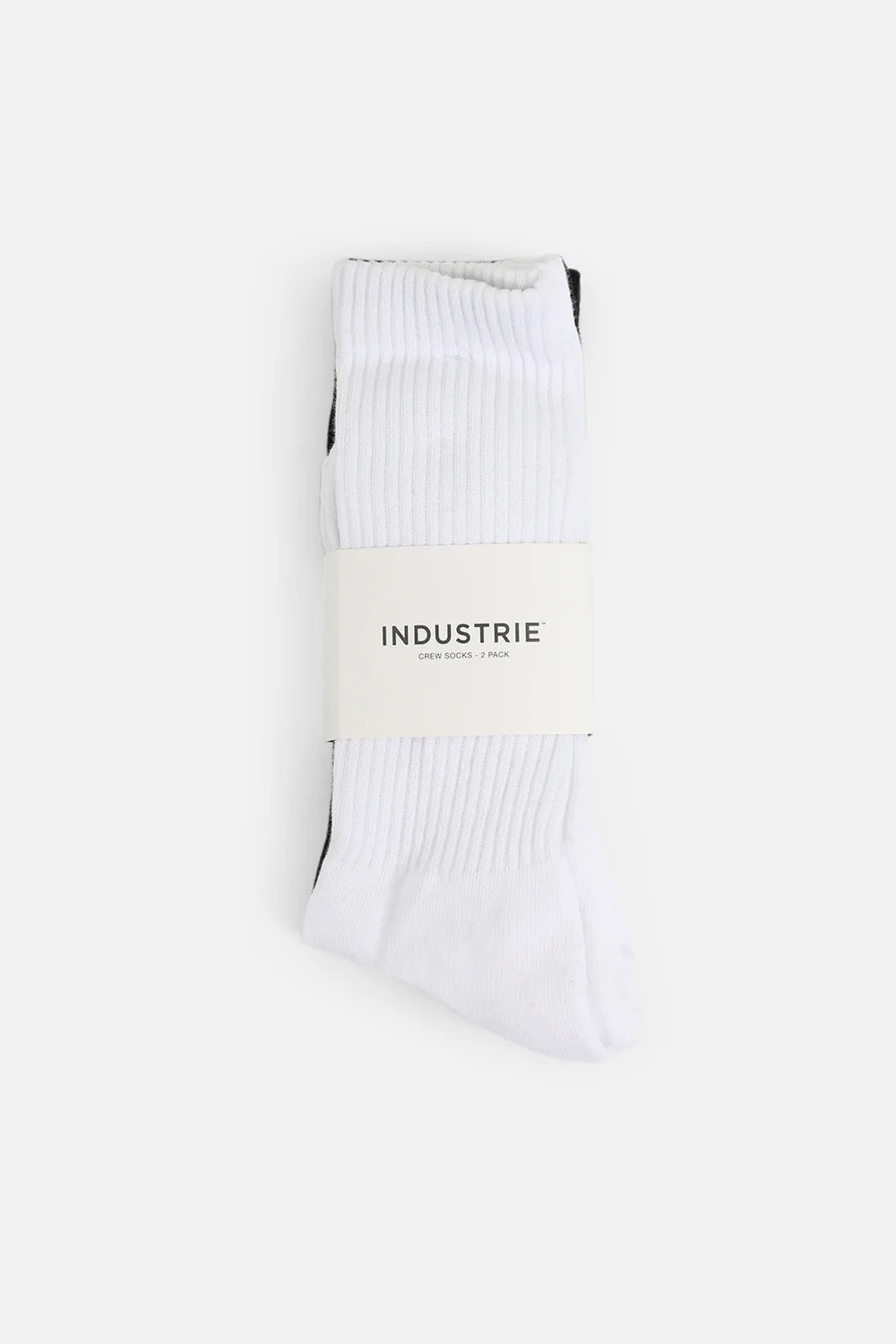 The Crew Sock 2 Pack - Blk/Wht