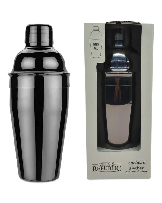 Gun Metal Cocktail Shaker - 550ml
