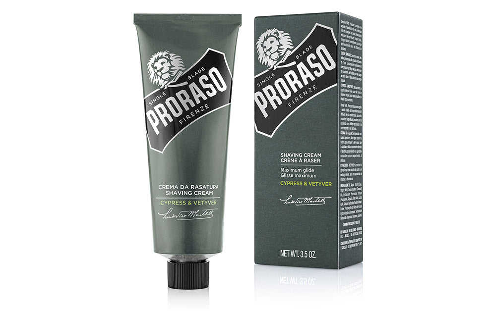 Proraso Cypress & Vetyver Shave Cream Tube - 100ml