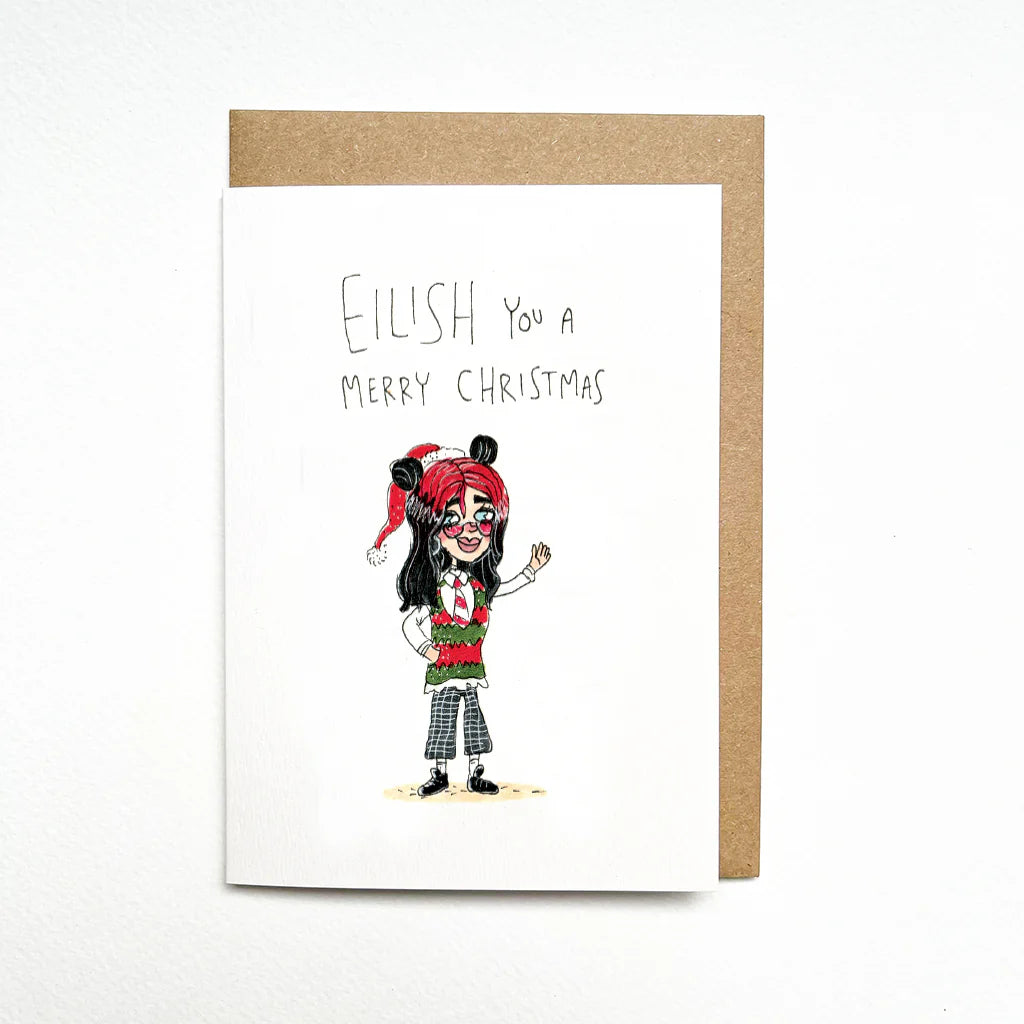 Eilish You A Merry Christmas Card
