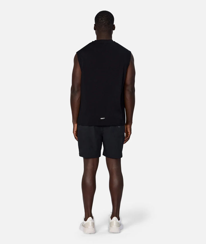 The Freeman Sleeveless Tee - Black