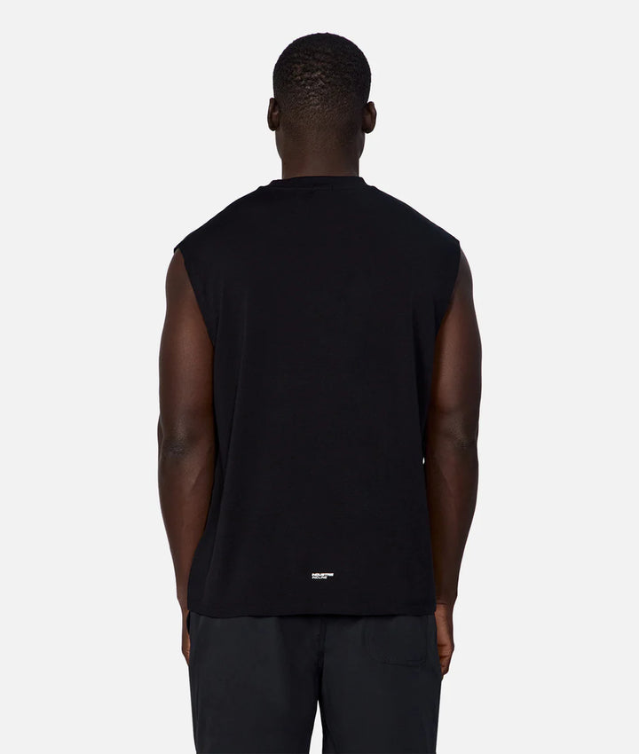 The Freeman Sleeveless Tee - Black