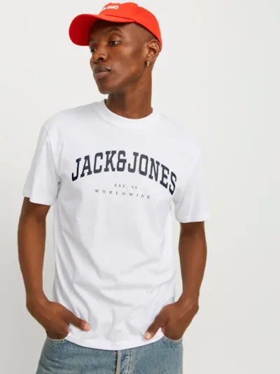 Caleb Varsity Tee - White