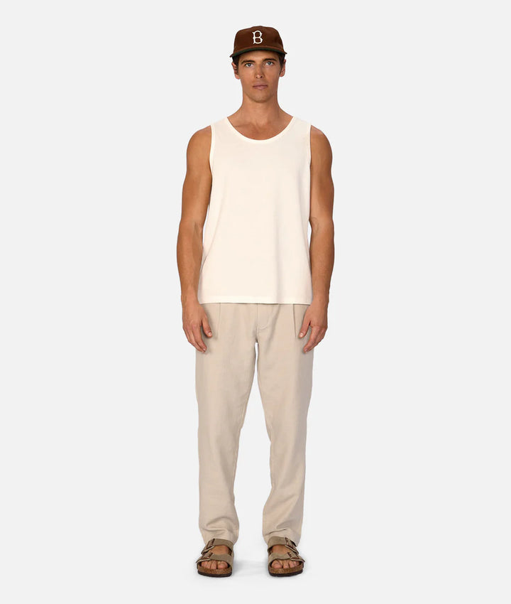 The Mallorca Pant - New Stone