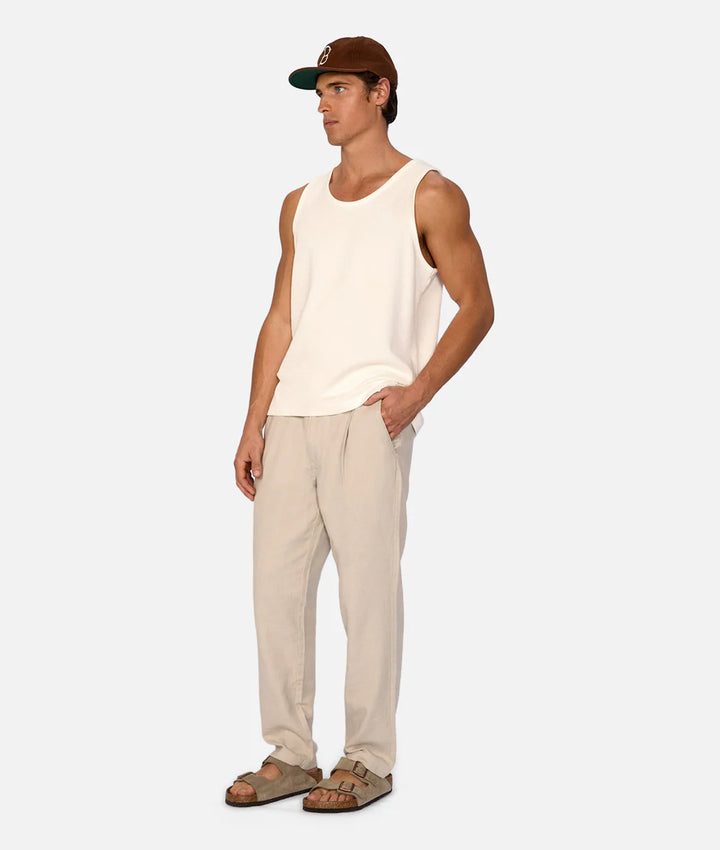 The Mallorca Pant - New Stone