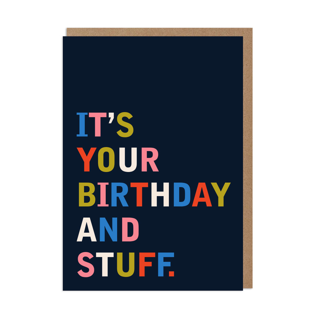 Birthday & Stuff - Card