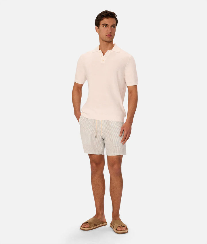 The Coressia Swim Trunk - Sky White