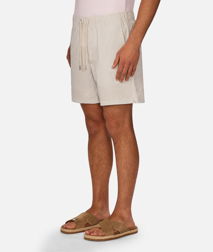 The Coressia Swim Trunk - Sky White
