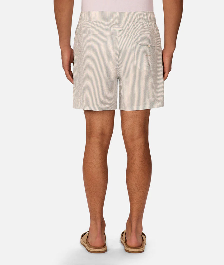 The Coressia Swim Trunk - Sky White