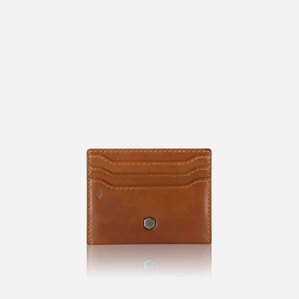 Leather Card Holder - Tan