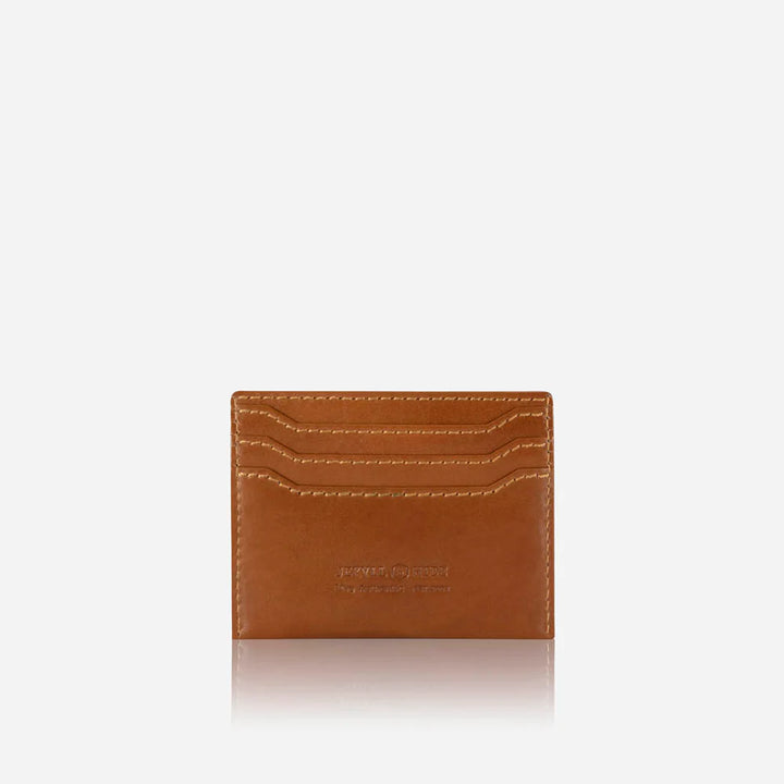 Leather Card Holder - Tan