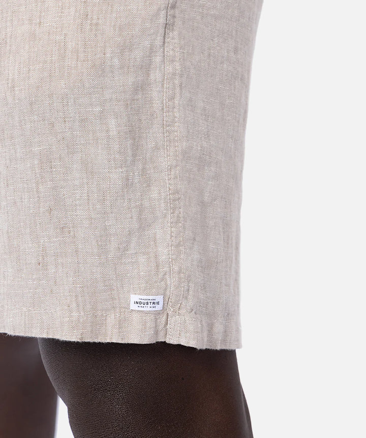 The Marina Linen Short - YD Wheat