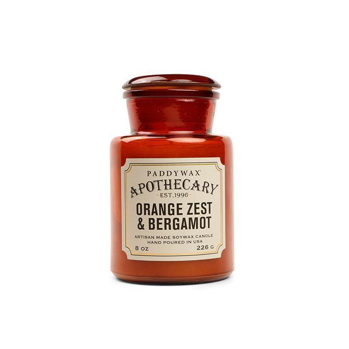 Apothecary 8oz Candle - Orange Zest & Bergamont