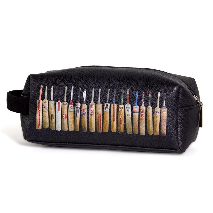 Bat Line Up Wash Bag - Black