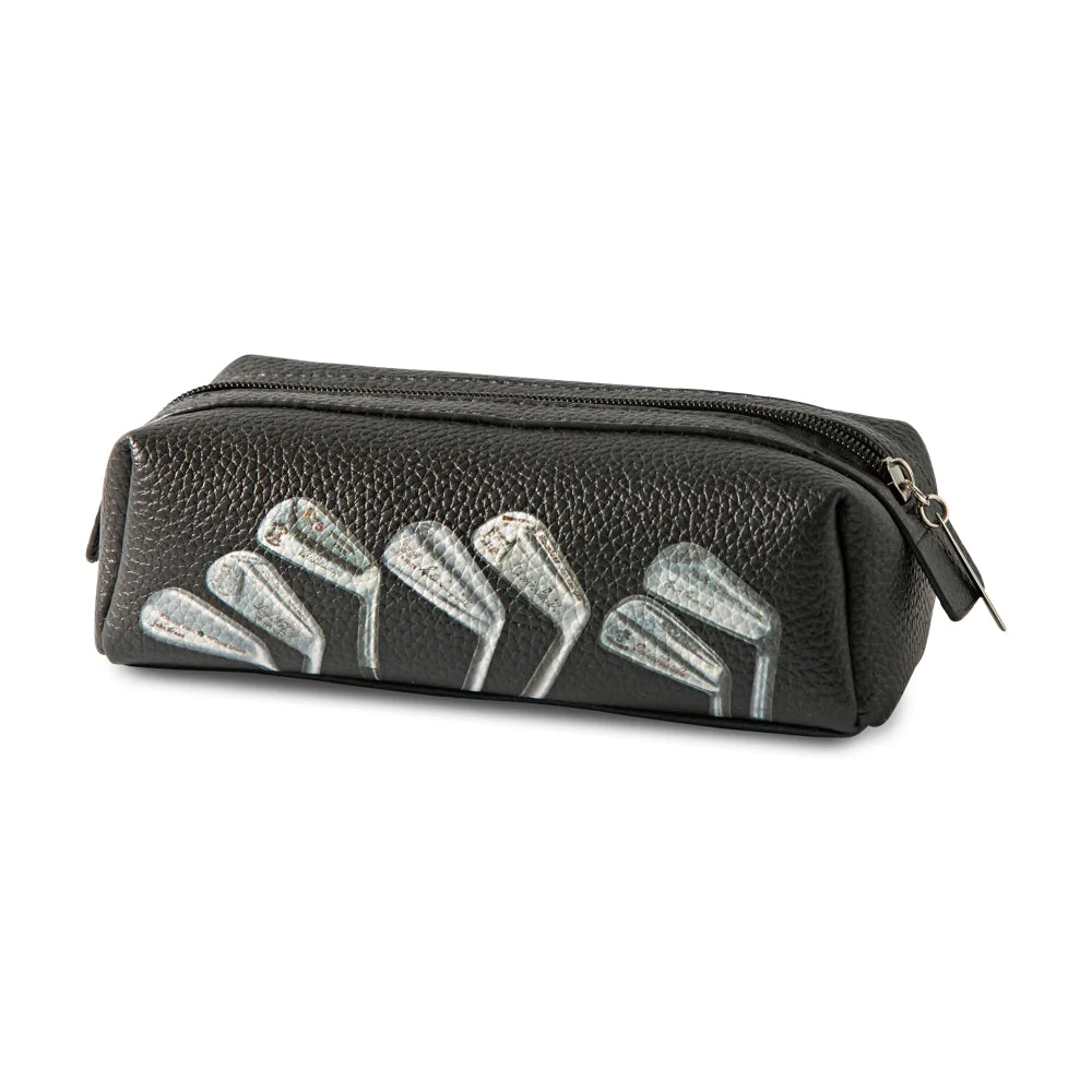 Vintage Golf Clubs Mini Wash Bag
