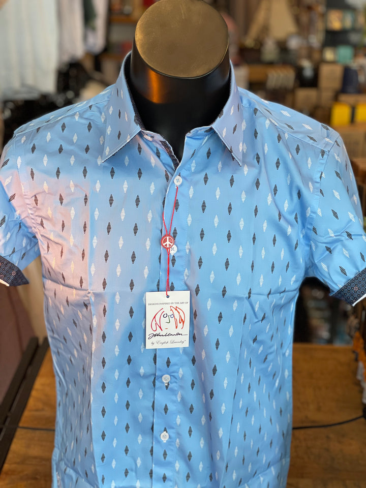Whitney Town - John Lennon Shirt S/S -Sky