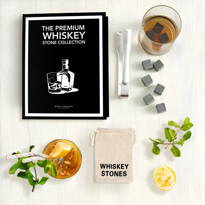 The Premium Whiskey Stone Book Box