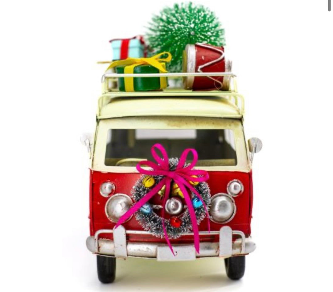 Christmas Van With Tree