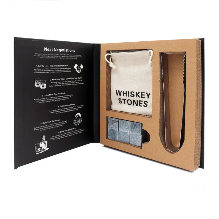 The Premium Whiskey Stone Book Box