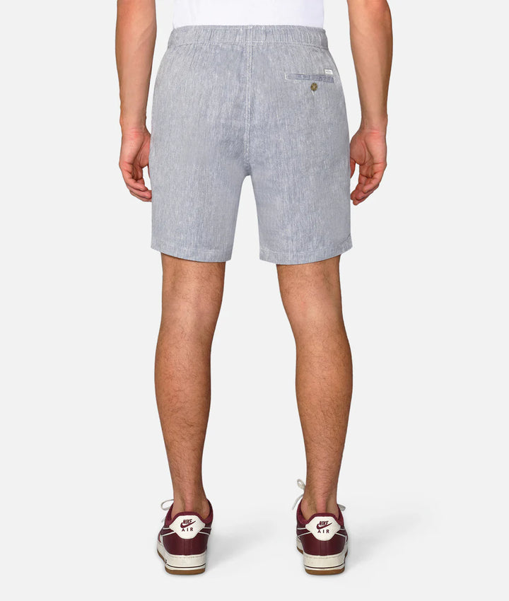 The Agora 2 Linen Short - Blue
