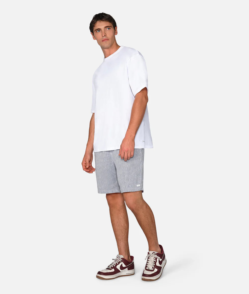 The Agora 2 Linen Short - Blue