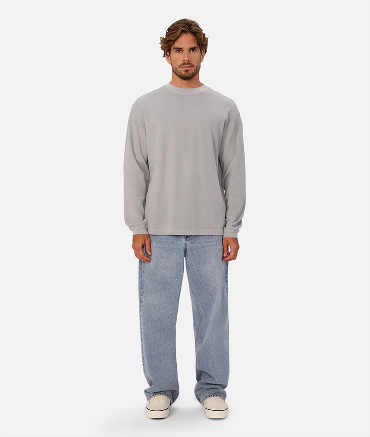 The Marlon L/S Tee - Airforce