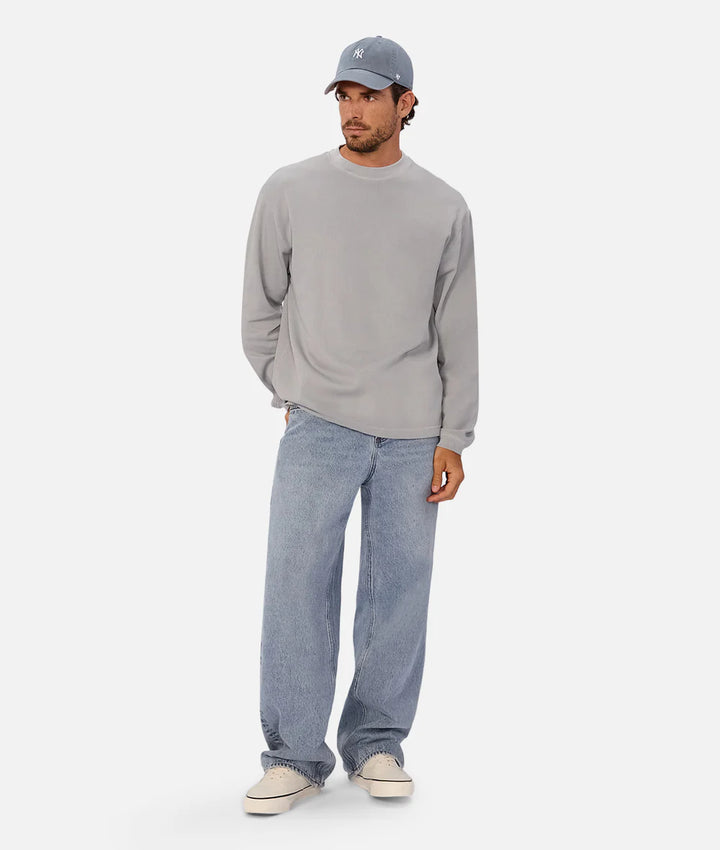 The Marlon L/S Tee - Airforce