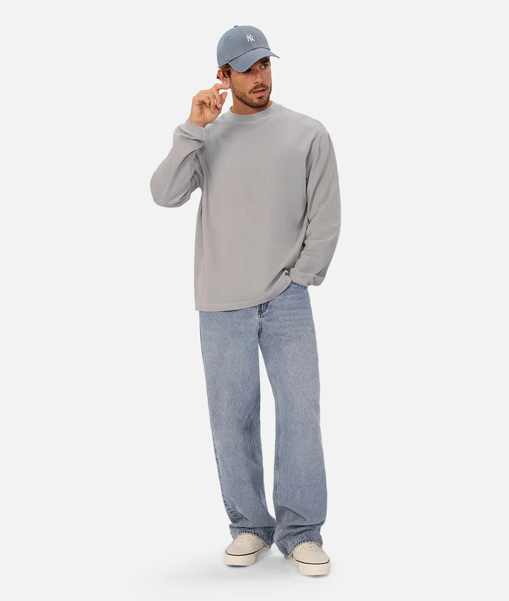 The Marlon L/S Tee - Airforce