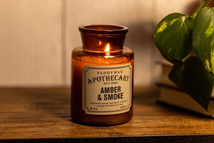 Apothecary 8oz Candle - Amber & Smoke