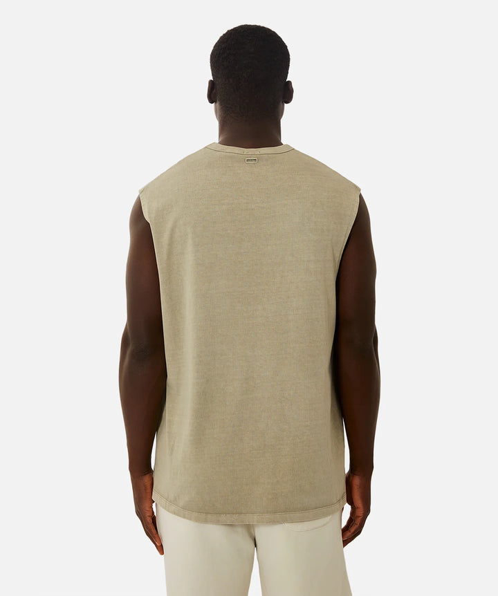 The Del Sur Sleeveless Tee - Light Army