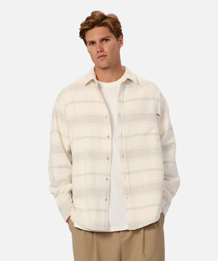 The Arizona L/S Shirt - Cream Combo