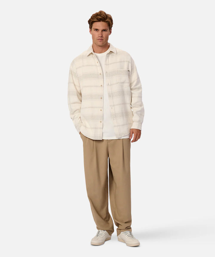 The Arizona L/S Shirt - Cream Combo