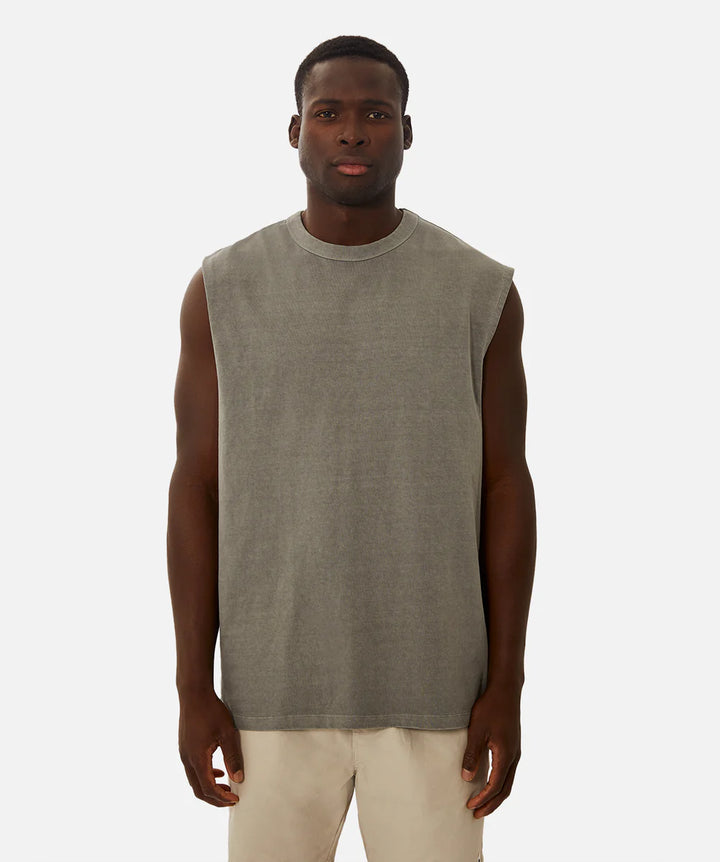 The Del Sur Sleeveless Tee - Asphalt