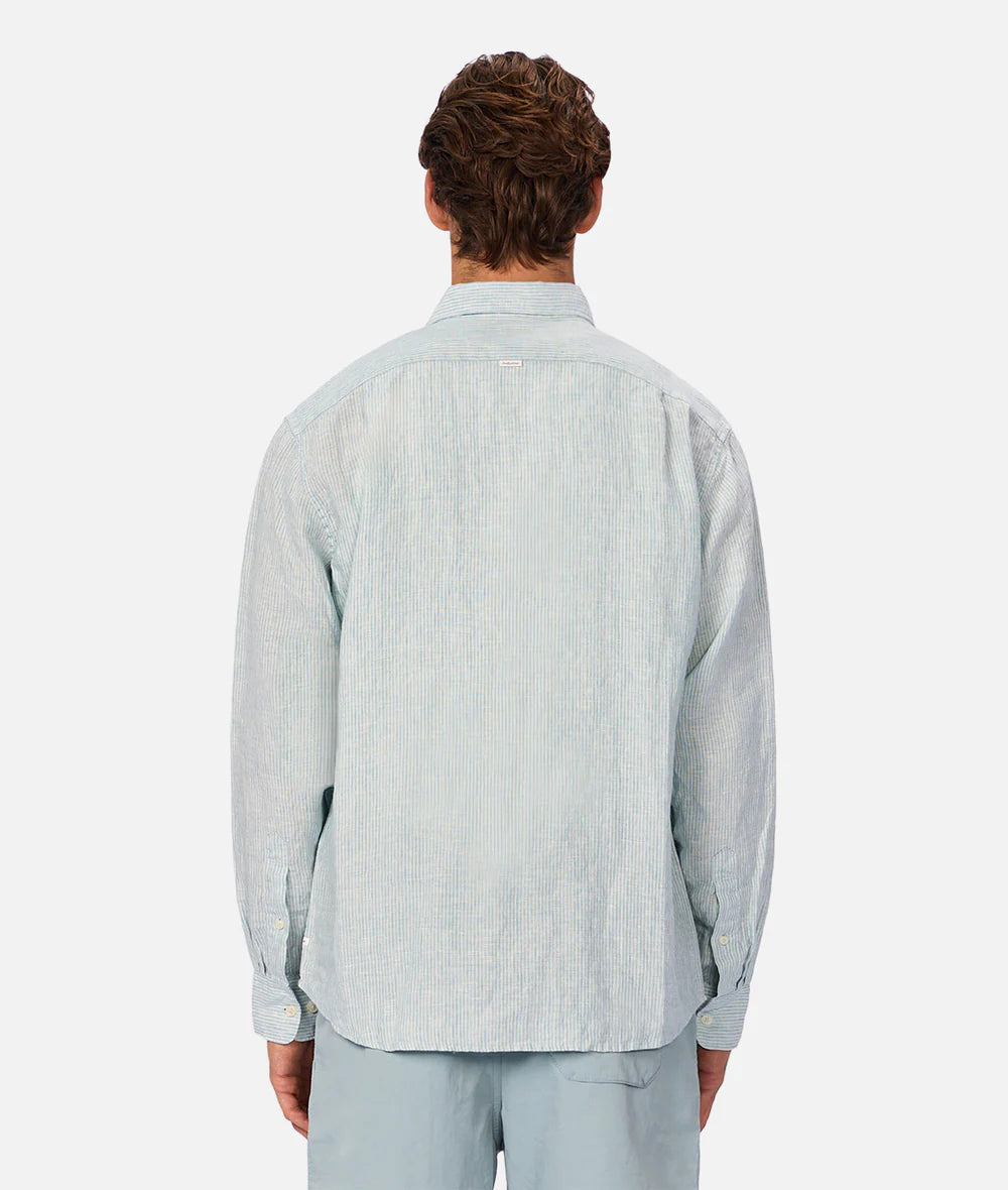 Avignon L/S Shirt - Mint / Turq