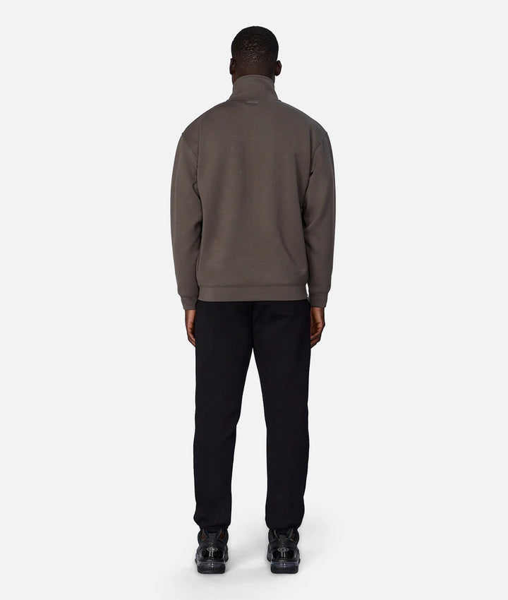 The Zip Thru Track Top -Bay Leaf