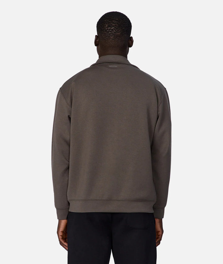 The Zip Thru Track Top -Bay Leaf