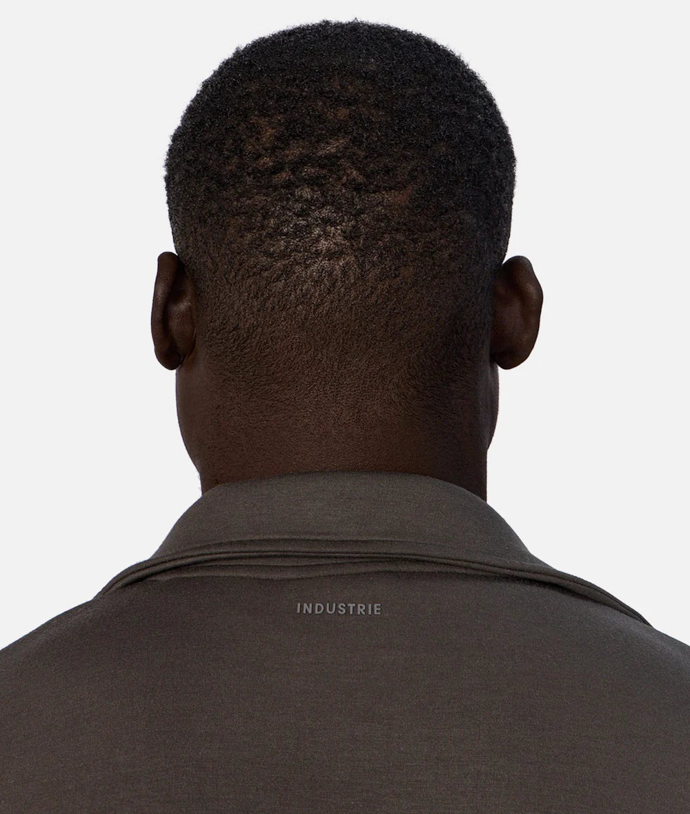 The Zip Thru Track Top -Bay Leaf