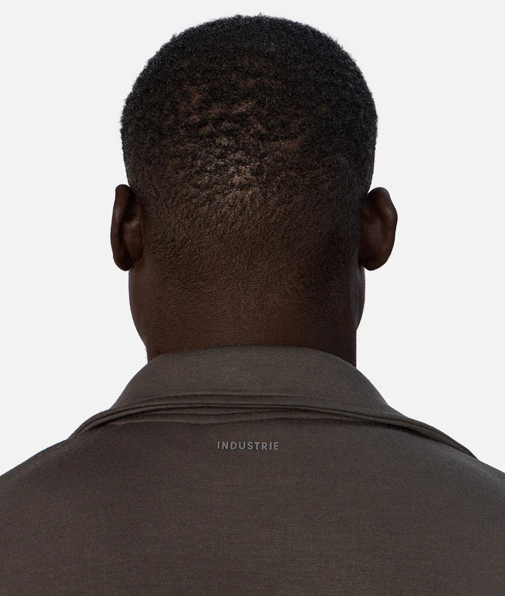 The Zip Thru Track Top -Bay Leaf