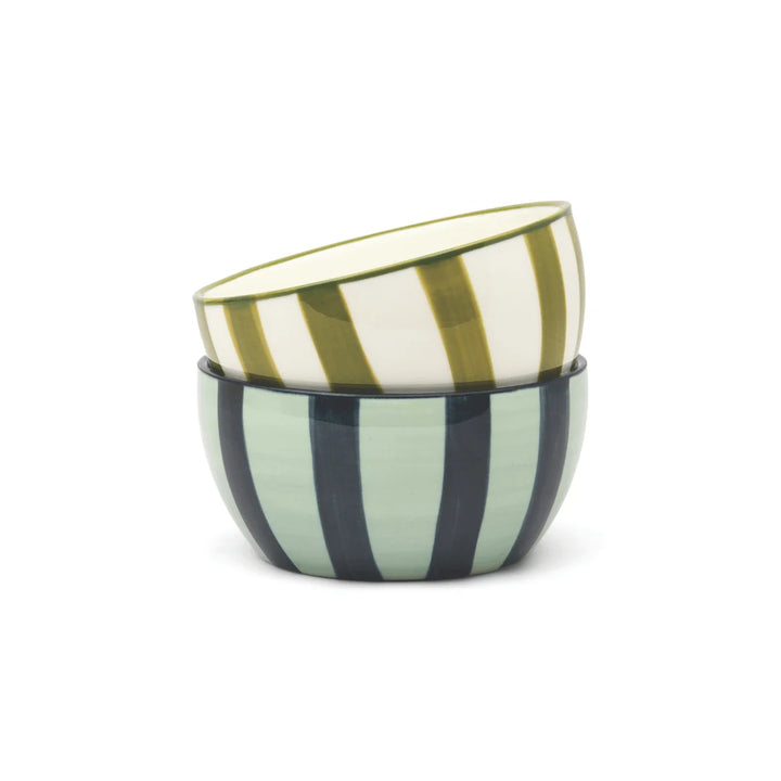 The Bella - Set of Two Dipping Bowls Green
