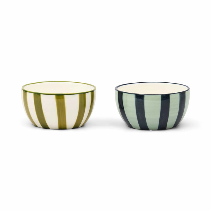 The Bella - Set of Two Dipping Bowls Green