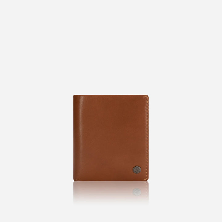 Large Bifold Wallet With ID Window - Tan