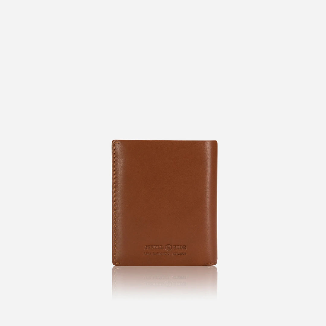 Large Bifold Wallet With ID Window - Tan