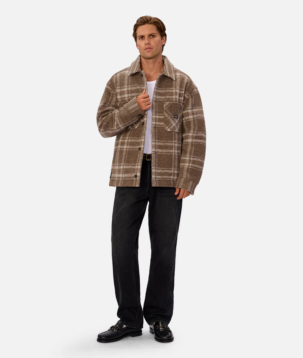 The Bournemouth Jacket - Brown / Grey