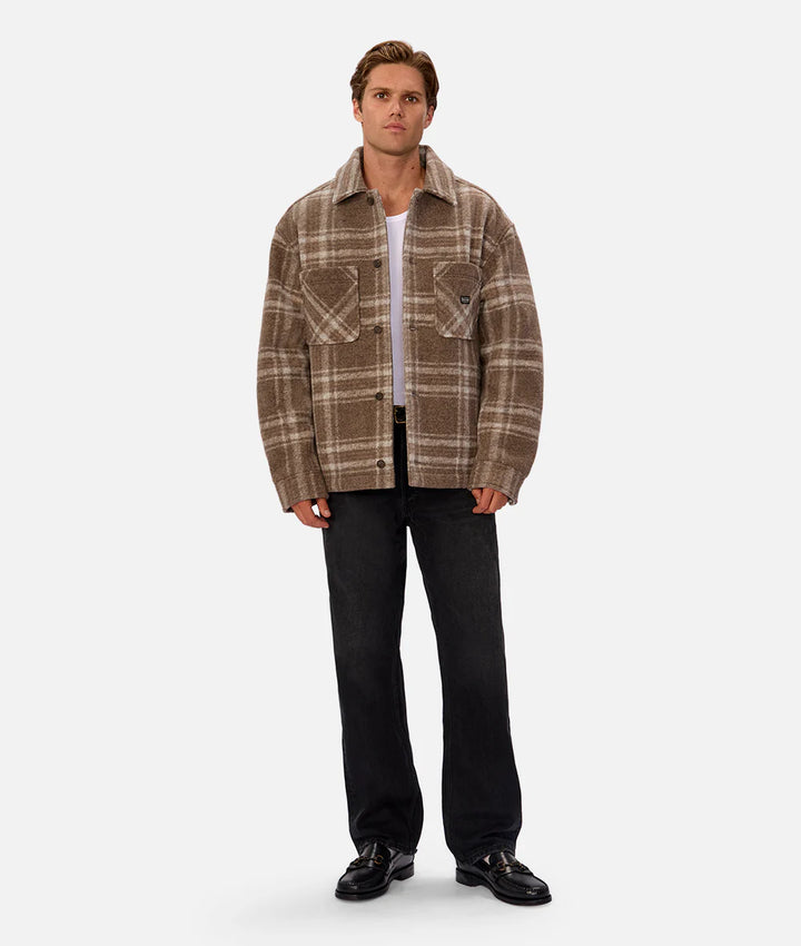 The Bournemouth Jacket - Brown / Grey