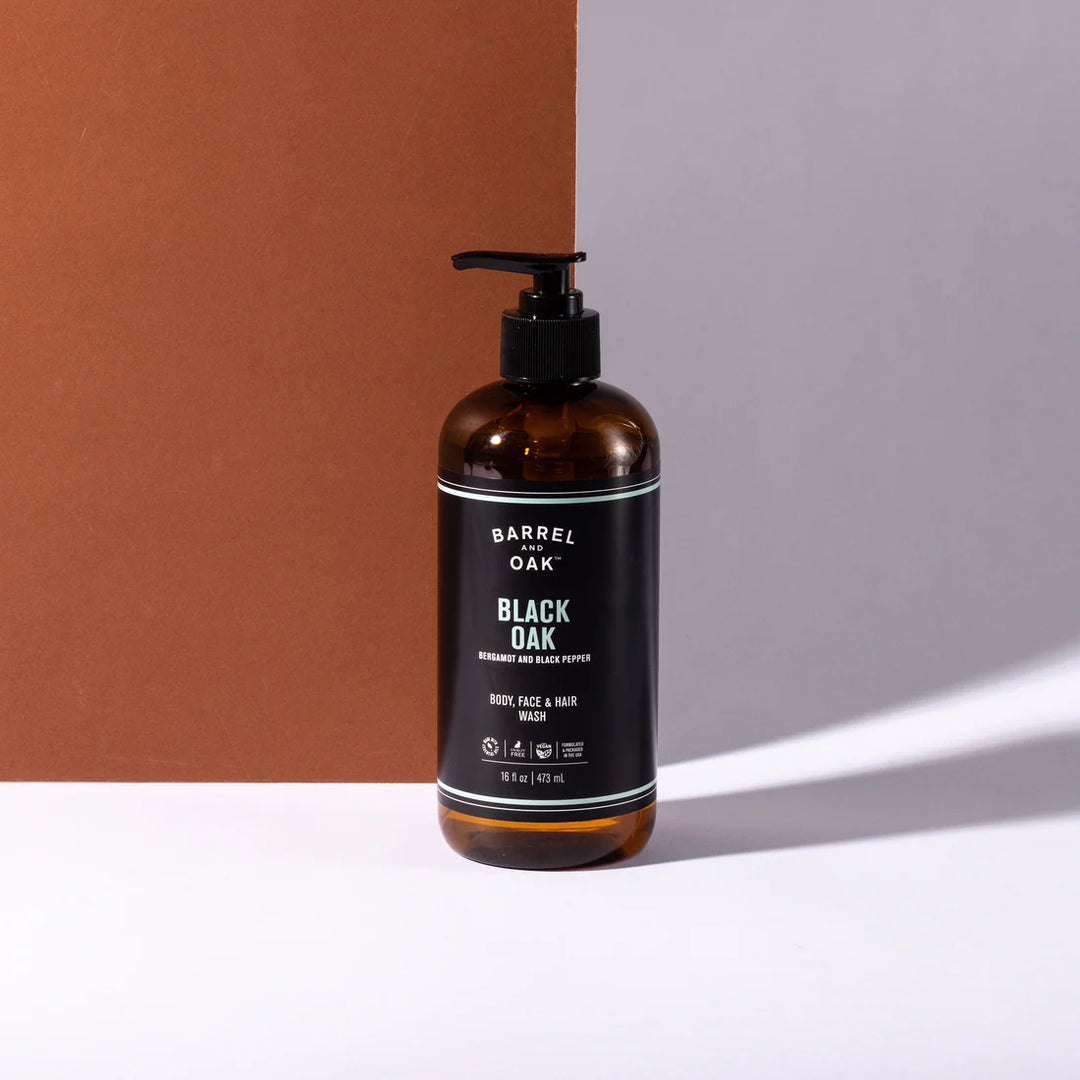 Hair, Face and Body All-In-One Wash - Black Oak 473ml