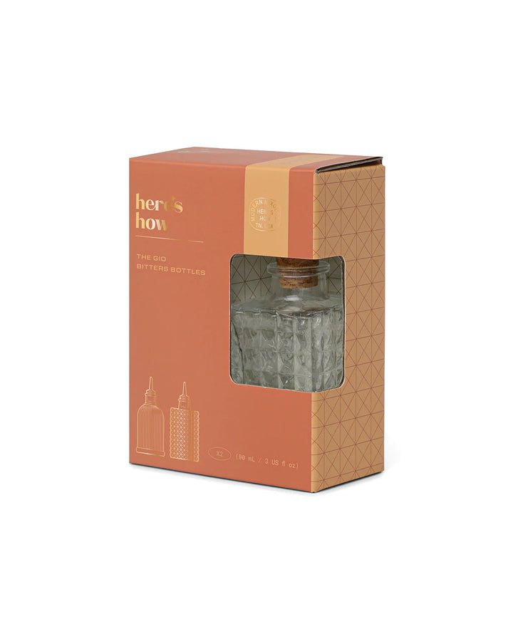 The Gio Bitters Bottles  - Set of 2