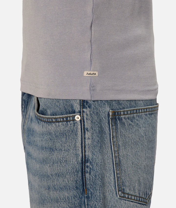 The Washed Brando Ribbed Singlet - Chambray