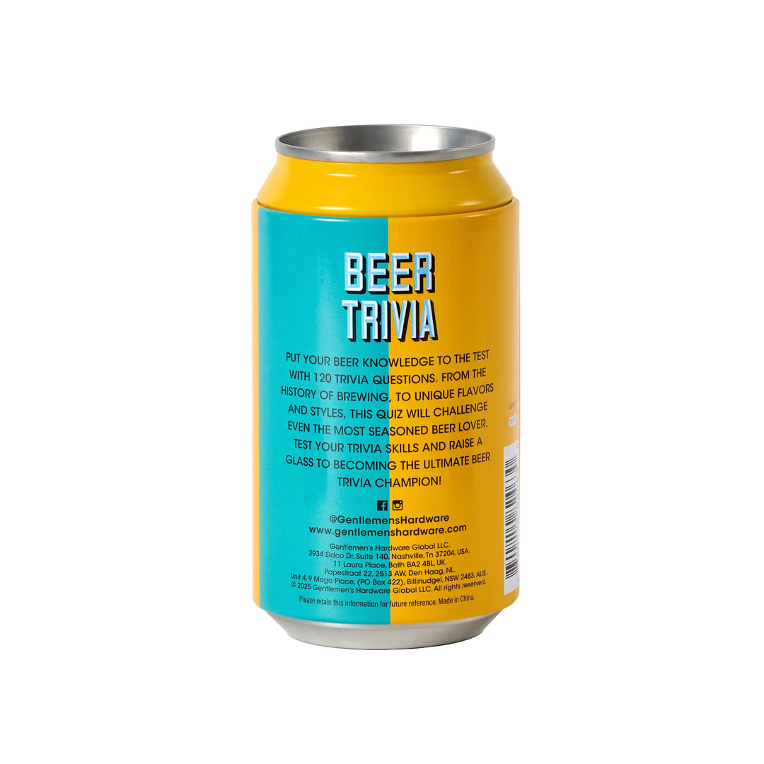 Beer Trivia In A Can